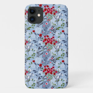 Case-Mate iPhone Case Rose rouge Bleu Blancs