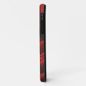 Coques Case-Mate iPhone Rose rouge en fleurs (Dos/Gauche)