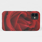 Coques Case-Mate iPhone Rose rouge en fleurs (Dos (Horizontal))
