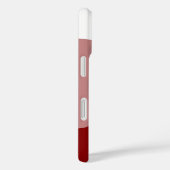 Coques Case-Mate iPhone Rose rouge et blanc (Verso / Droite)