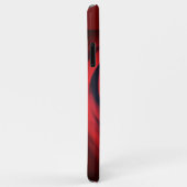 Coques Case-Mate iPhone Rose rouge gros avec Monogramme (Dos/Droite)