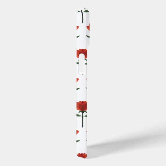 Coques Case-Mate iPhone Rose rouge intemporelle (Verso / Droite)