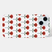 Coques Case-Mate iPhone Rose rouge intemporelle (Verso (horizontal))