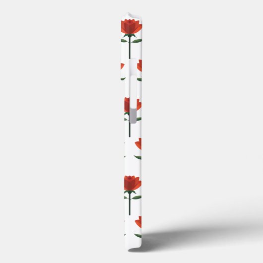 Coques Case-Mate iPhone Rose rouge intemporelle (Verso / Gauche)