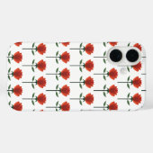 Coques Case-Mate iPhone Rose rouge intemporelle (Verso (horizontal))