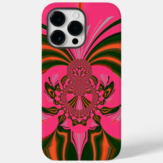 Coques Case-Mate iPhone Rose rouge or vert (Verso)
