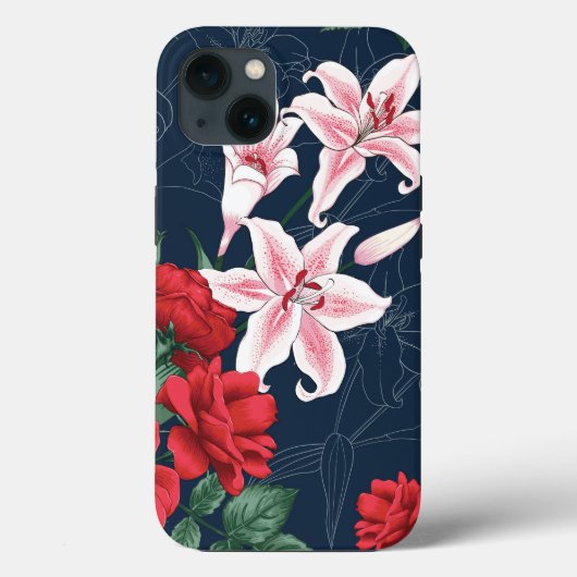 Coques Case-Mate iPhone Rose rouge sans joint (Verso)