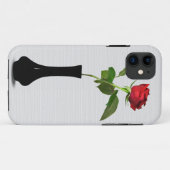 Coques Case-Mate iPhone Rose rouge simple (Dos (Horizontal))