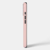 Coques Case-Mate iPhone Rose stylé avec nom gris personnalisé  (Verso / Gauche)