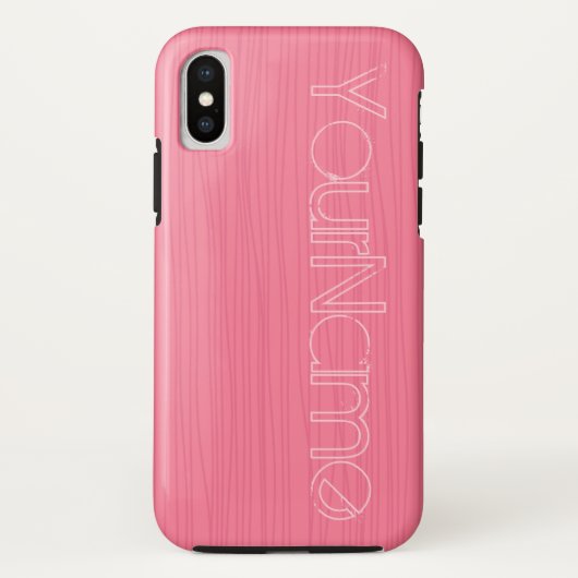 Coques Case-Mate iPhone Rose sur les lignes roses (Dos)