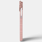 Coques Case-Mate iPhone Rose tendance Gold Parties scintillant Drift Nom p (Verso / Gauche)