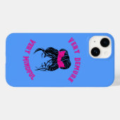 Coques Case-Mate iPhone Rose "Très Dépourvu, Très Minutieux" (Verso (horizontal))