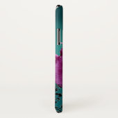 COQUES Case-Mate iPhone ROSE TURQUOISE BLEU FLORAL SWIRLS, BLACK DAMASK MO (Dos/Droite)