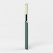Coques Case-Mate iPhone Rose & vert moderne minimaliste géométrique abstra (Dos/Droite)