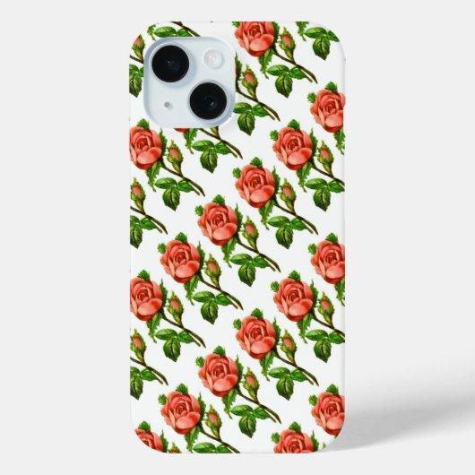 Coques Case-Mate iPhone Rose victorien rose (Verso)