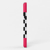 Coques Case-Mate iPhone Rose vif et damier (Dos/Droite)