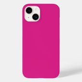 Coques Case-Mate iPhone rose vif néon | rose solide (Verso)
