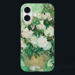 Coques iPhone 16 Rose | Vincent van Gogh<br><div class="desc">Rose (1890) de l'artiste post-impressionniste néerlandais Vincent Van Gogh. L'oeuvre originale est une huile sur toile représentant une vie morte de roses blanches contre un arrière - plan vert clair. Utilisez les outils de conception pour ajouter du texte personnalisé ou personnaliser l'image.</div>