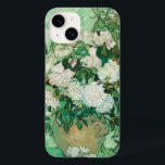 Coque Pour iPhone 14 Rose | Vincent Van Gogh<br><div class="desc">Rose (1890) de l'artiste post-impressionniste néerlandais Vincent Van Gogh. L'oeuvre originale est une huile sur toile représentant une vie morte de roses blanches contre un arrière - plan vert clair. Utilisez les outils de conception pour ajouter du texte personnalisé ou personnaliser l'image.</div>