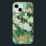 Coque Pour iPhone 15 Rose | Vincent Van Gogh<br><div class="desc">Rose (1890) de l'artiste post-impressionniste néerlandais Vincent Van Gogh. L'oeuvre originale est une huile sur toile représentant une vie morte de roses blanches contre un arrière - plan vert clair. Utilisez les outils de conception pour ajouter du texte personnalisé ou personnaliser l'image.</div>