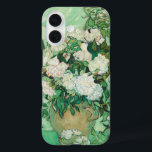 Coques iPhone 16 Rose | Vincent Van Gogh<br><div class="desc">Rose (1890) de l'artiste post-impressionniste néerlandais Vincent Van Gogh. L'oeuvre originale est une huile sur toile représentant une vie morte de roses blanches contre un arrière - plan vert clair. Utilisez les outils de conception pour ajouter du texte personnalisé ou personnaliser l'image.</div>