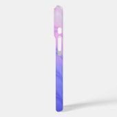 Coques Case-Mate iPhone Rose Violet Abstrait Ondulé (Verso / Gauche)