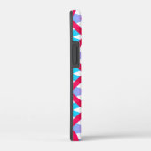 Coques Case-Mate iPhone rose, violet, diamant bleu (Verso / Droite)