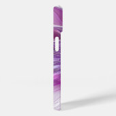 Coques Case-Mate iPhone Rose violet passion Fleur Art Abstrait Fractal (Verso / Droite)