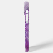 Coques Case-Mate iPhone Rose violet passion Fleur Art Abstrait Fractal (Verso / Gauche)