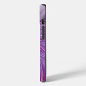Coques Case-Mate iPhone Rose violet passion Fleur Art Abstrait Fractal (Verso / Gauche)
