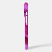 Coques Case-Mate iPhone Rose violet Rose Photo Monogramme Nom Script Moder (Verso / Gauche)