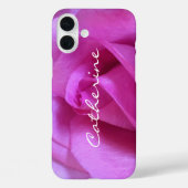 Coques Case-Mate iPhone Rose violet Rose Photo Nom personnalisé Script Mod (Verso)