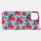Coques Case-Mate iPhone Roses 3d roses (Verso (horizontal))