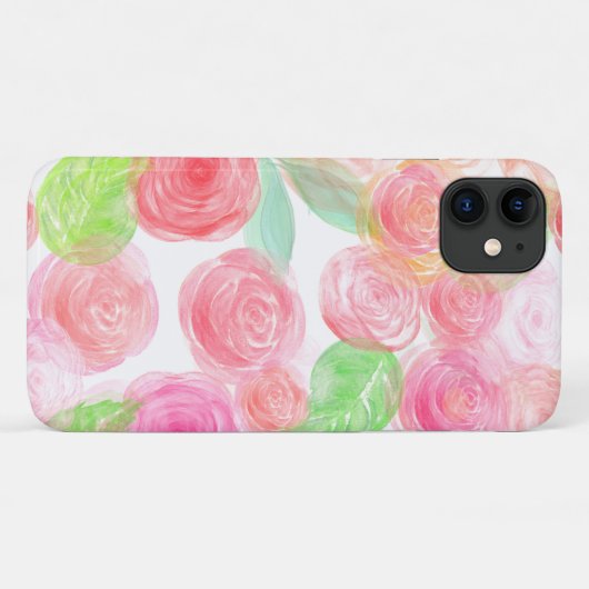 Coques Case-Mate iPhone Roses aériens (Dos (Horizontal))