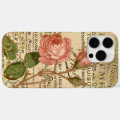Coques Case-Mate iPhone Roses Antiques Françaises (Verso (horizontal))