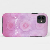 Coques Case-Mate iPhone Roses aquarelle (Dos (Horizontal))