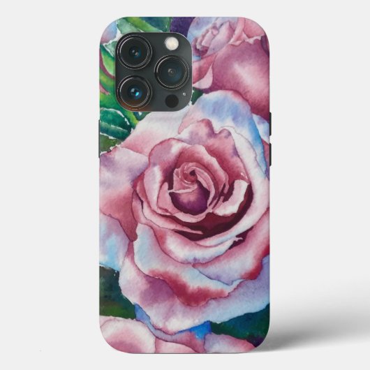 Coques Case-Mate iPhone Roses aquarelle (Verso)
