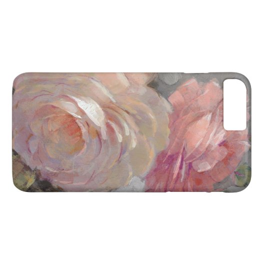 Coques Case-Mate iPhone Roses avec le gris (Dos (Horizontal))