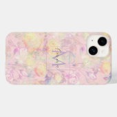 Coques Case-Mate iPhone Roses blanches jaunes magiques Design rose floral (Verso (horizontal))