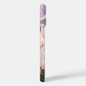 Coques Case-Mate iPhone Roses Bleu Clair, Blanc et Rose (Verso / Droite)