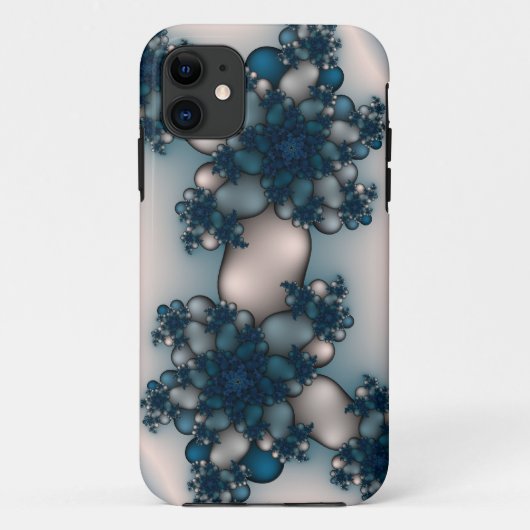 Coques Case-Mate iPhone Roses bleues (Dos)