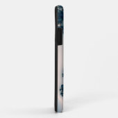 Coques Case-Mate iPhone Roses bleues (Dos/Droite)