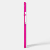 Coques Case-Mate iPhone Roses Chauds et Rayures Verticales Blanches Minima (Verso / Gauche)