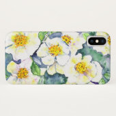 Coques Case-Mate iPhone Roses d'aquarelle de cas de l'iPhone X Casemate (Dos (Horizontal))