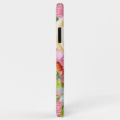 Coques Case-Mate iPhone Roses d'aquarelle en Parties scintillant rose et c (Dos/Droite)