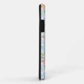 Coques Case-Mate iPhone Roses de chien rose sur Sky Blue (Dos/Droite)