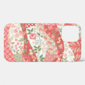 Coques Case-Mate iPhone Roses de Patchwork : conception motif transparente (Verso (horizontal))