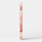 Coques Case-Mate iPhone Roses de Patchwork : conception motif transparente (Verso / Droite)