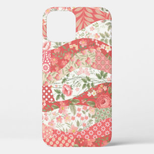 Case-Mate iPhone Case Roses de Patchwork : conception motif transparente