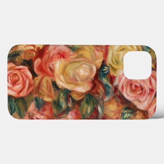 Coques Case-Mate iPhone Roses de Renoir Impressionist (Verso (horizontal))
